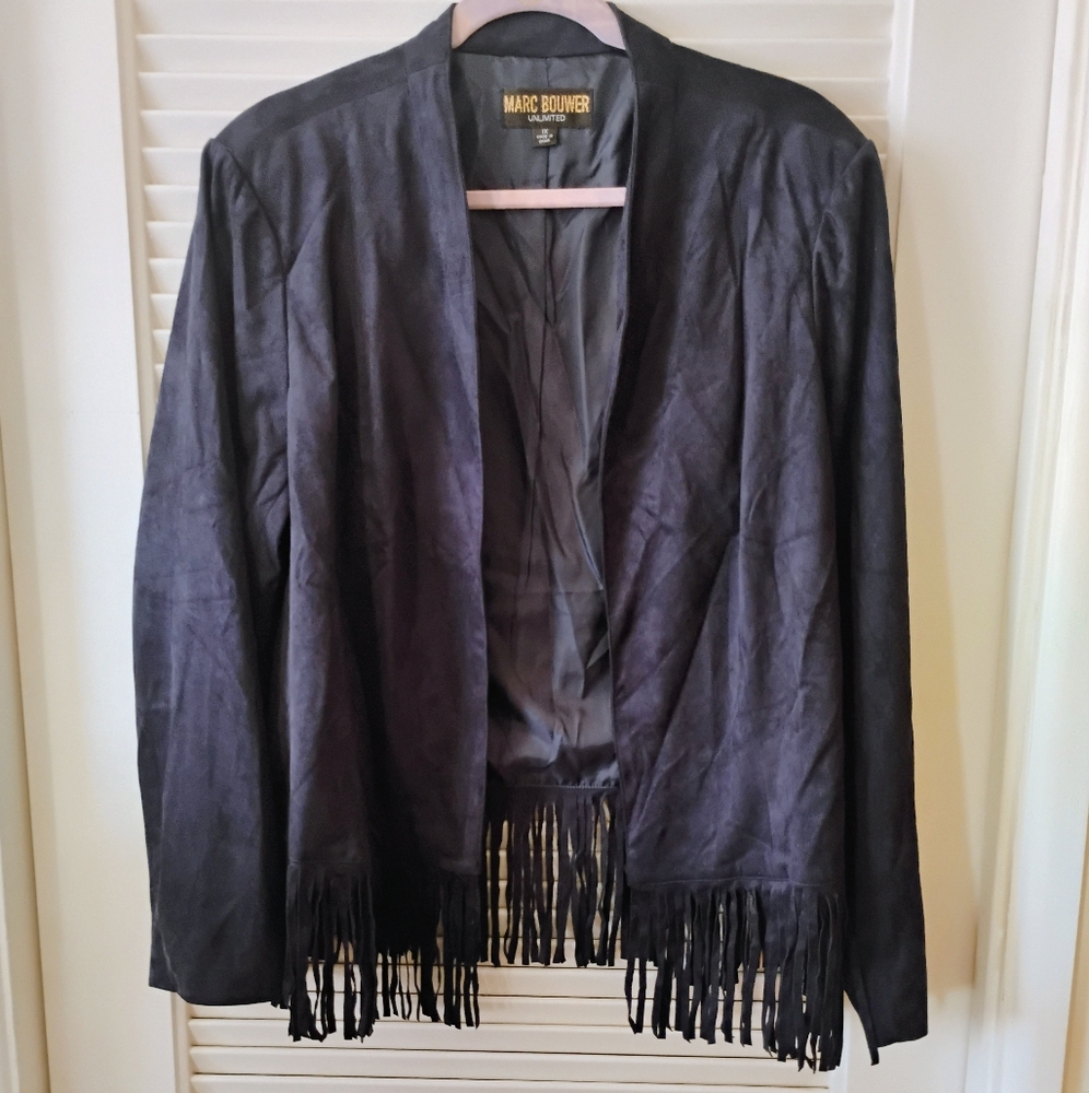 Blue Fringe Jacket